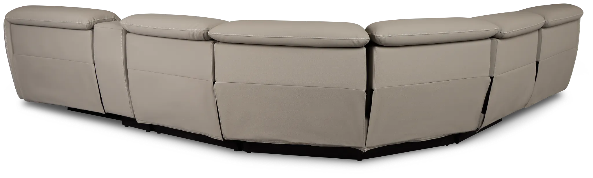 Jett Gray Micro Medium Dual Power 2-arm Reclining Sectional