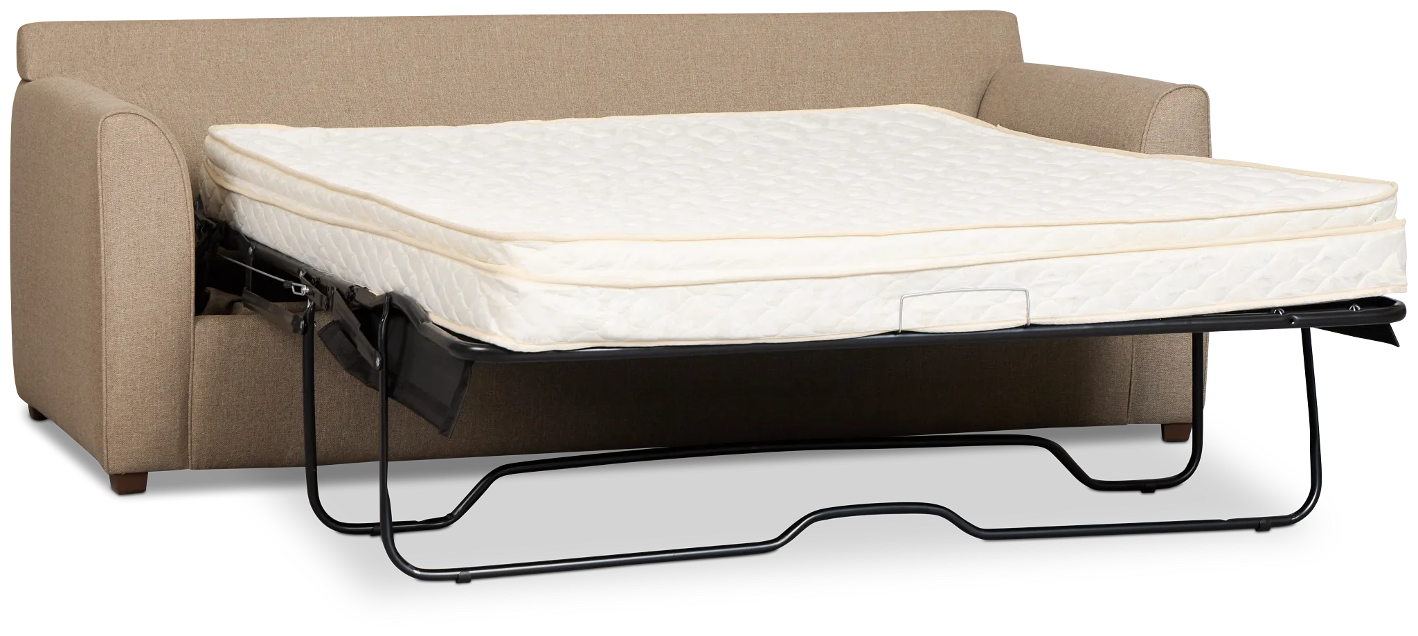 Tate Brown Fabric Innerspring Sleeper