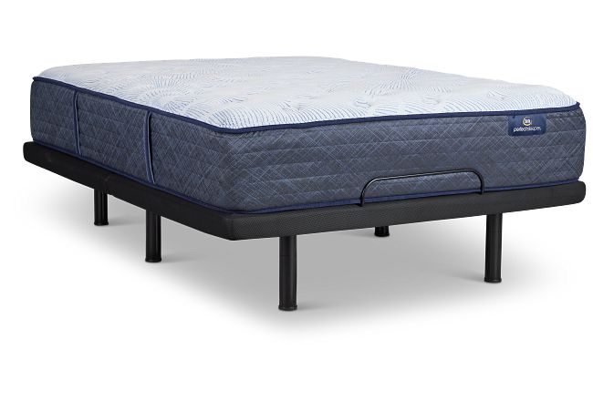 Serta Perfect Sleeper Blue Lagoon Nights Plush Plus Adjustable Mattress Set