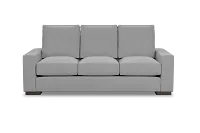 Edgewater Suave Gray 84" Sofa W/ 3 Cushions