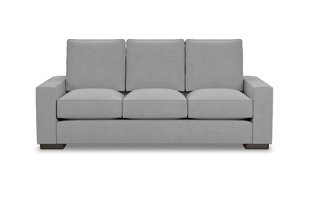 Edgewater Suave Gray 84" Sofa W/ 3 Cushions