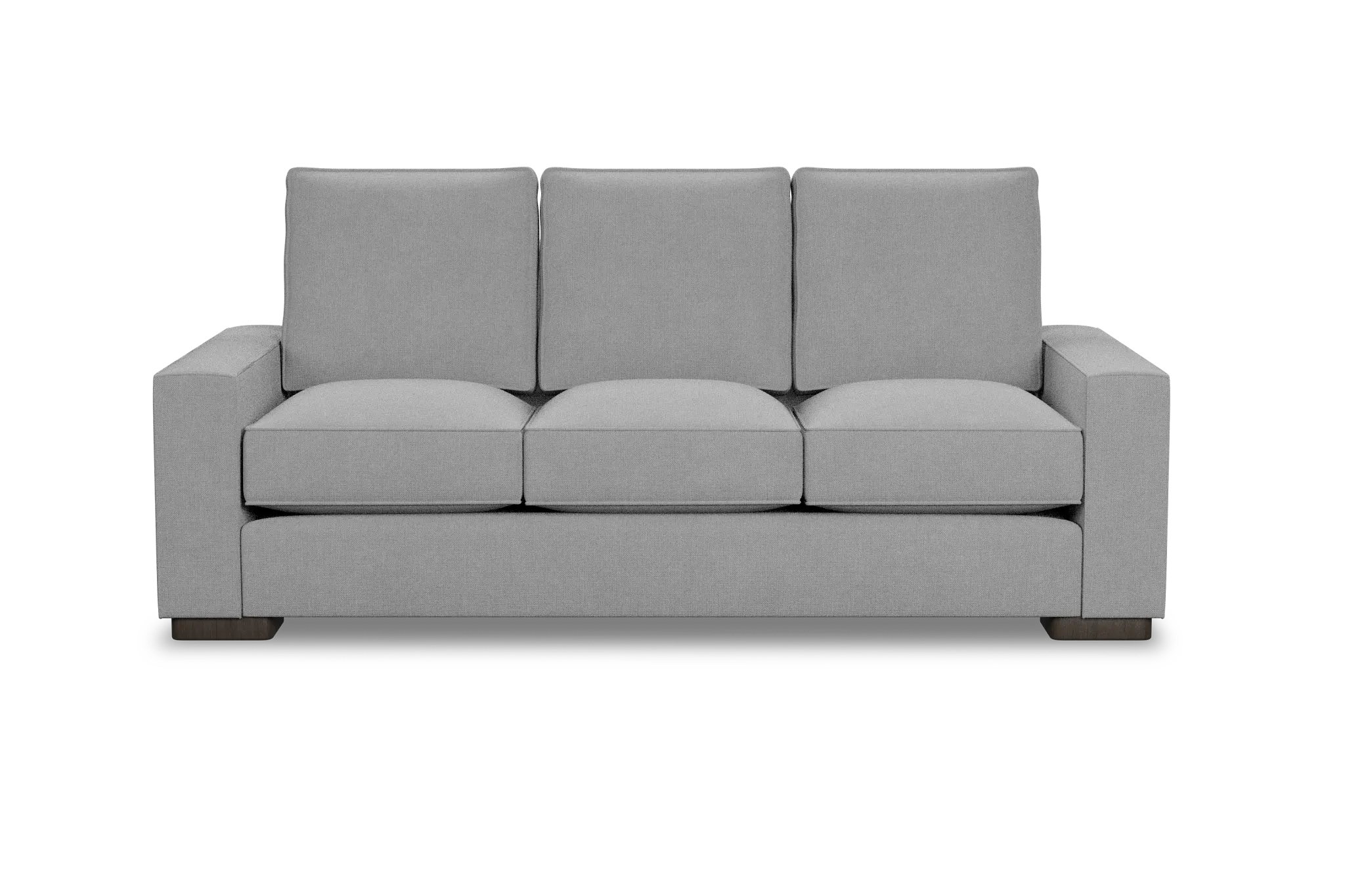 Edgewater Suave Gray 84" Sofa W/ 3 Cushions