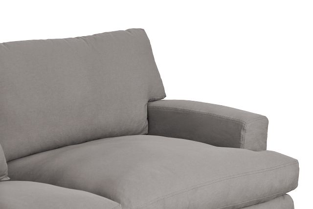 Delilah Gray Fabric Sofa