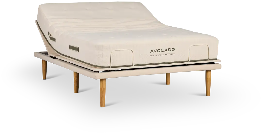 Avocado Eco Organic Cushion Firm Eco Plus Adjustable Base Mattress Set Avocado Eco Organic Cushion Firm Eco Plus Adjustable Base Mattress Set