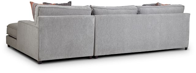 Taylor Gray Fabric Right Chaise Sectional