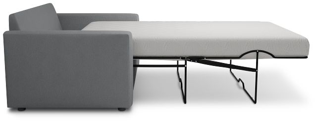 Siesta Revenue Gray Fabric Cooling Memory Foam Sleeper