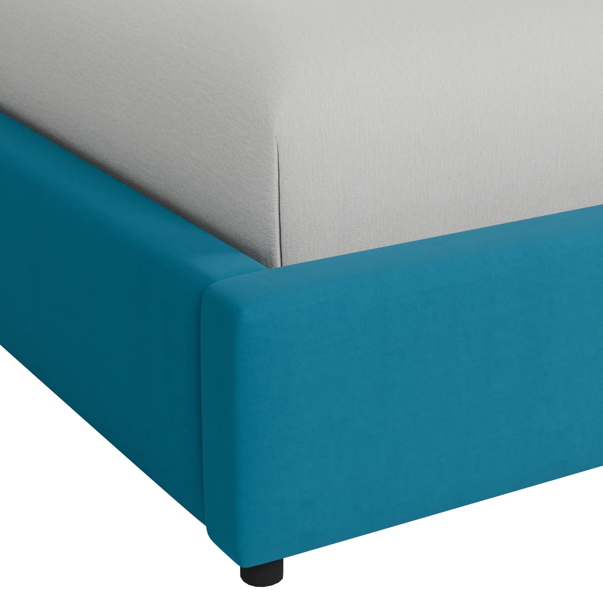 Grayton Joya Teal 44" Upholstered Platform Bed Grayton Joya Teal 44" Upholstered Platform Bed