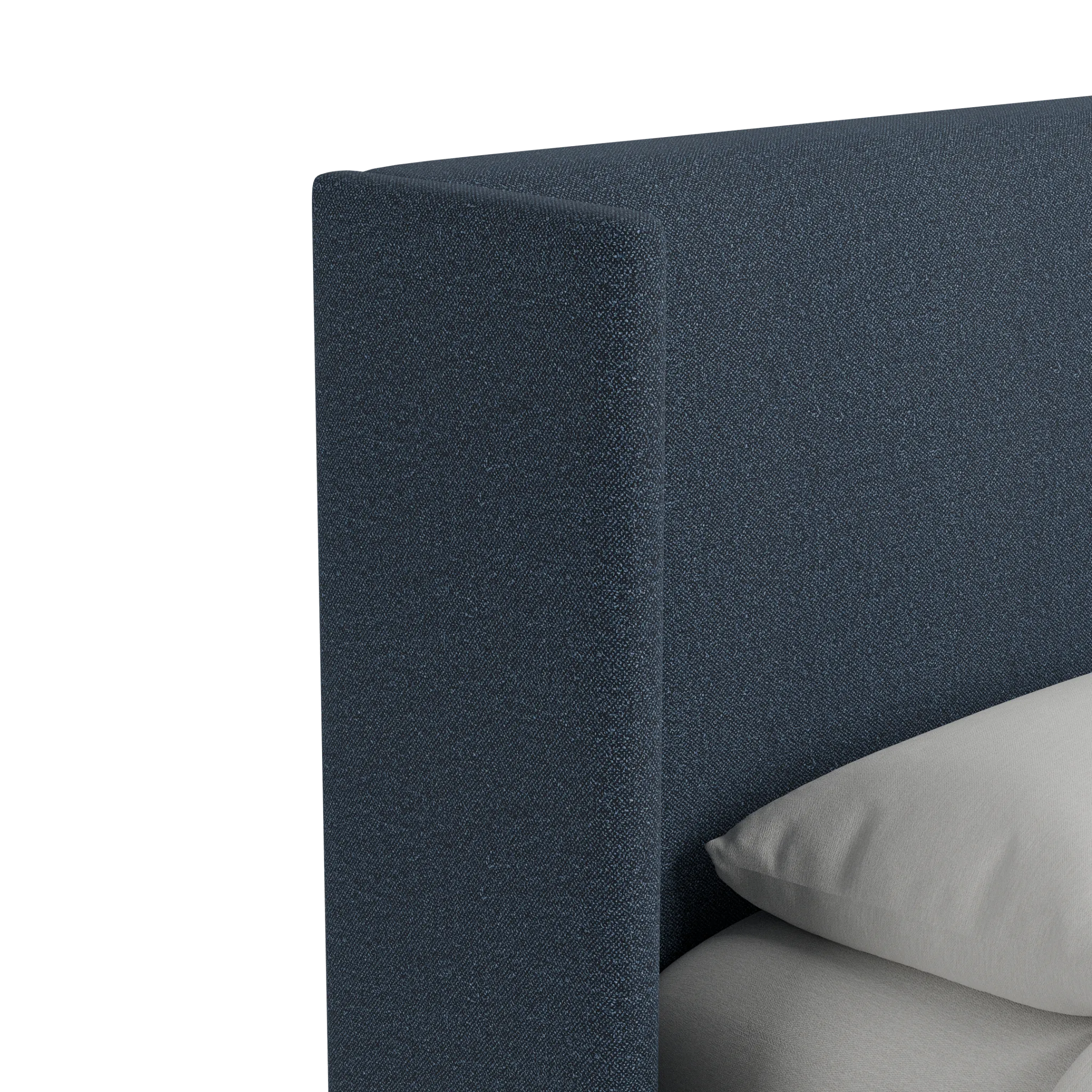 Captiva Elite Dark Blue 48" Upholstered Shelter Bed