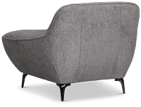 Zoey Dark Gray Fabric Chair