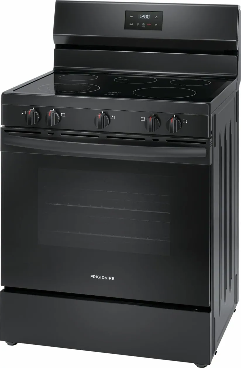 Frigidaire 3052 Series Black Electric Range