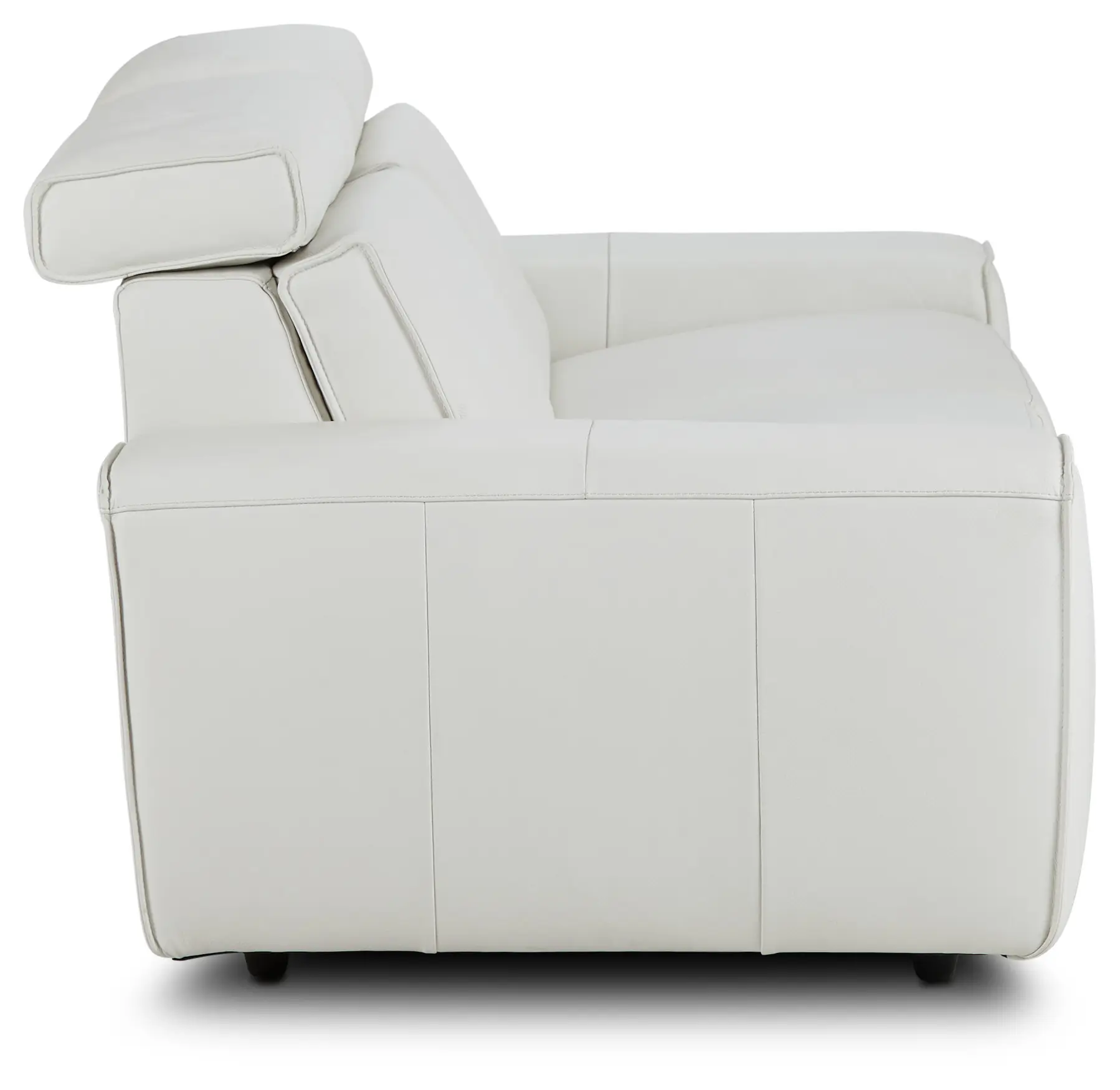 Carmelo White Leather Power Reclining Sofa Carmelo White Leather Power Reclining Sofa