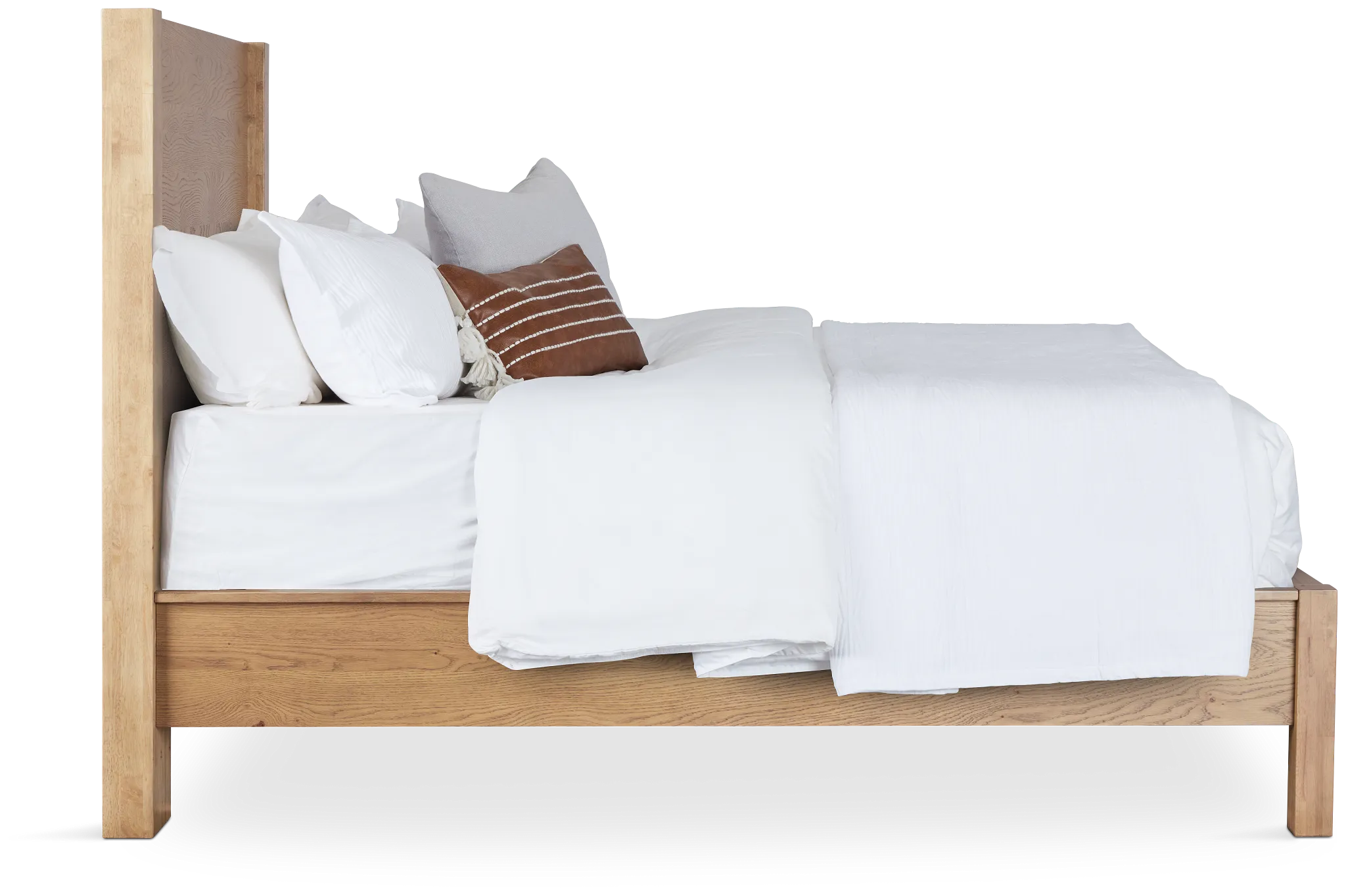 Tahoe Light Tone Panel Bed