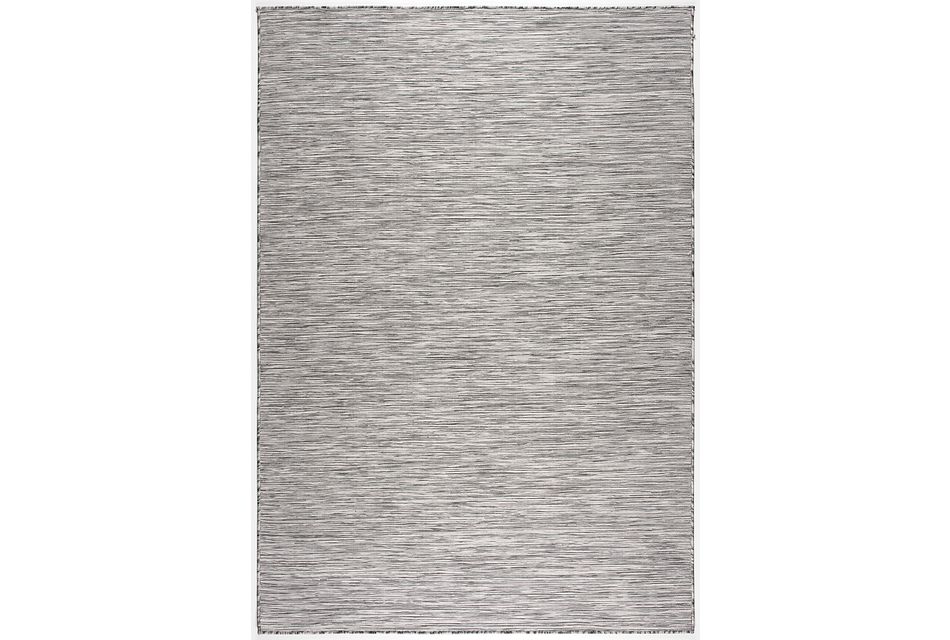 Alloha Gray In/out 3x4 Area Rug