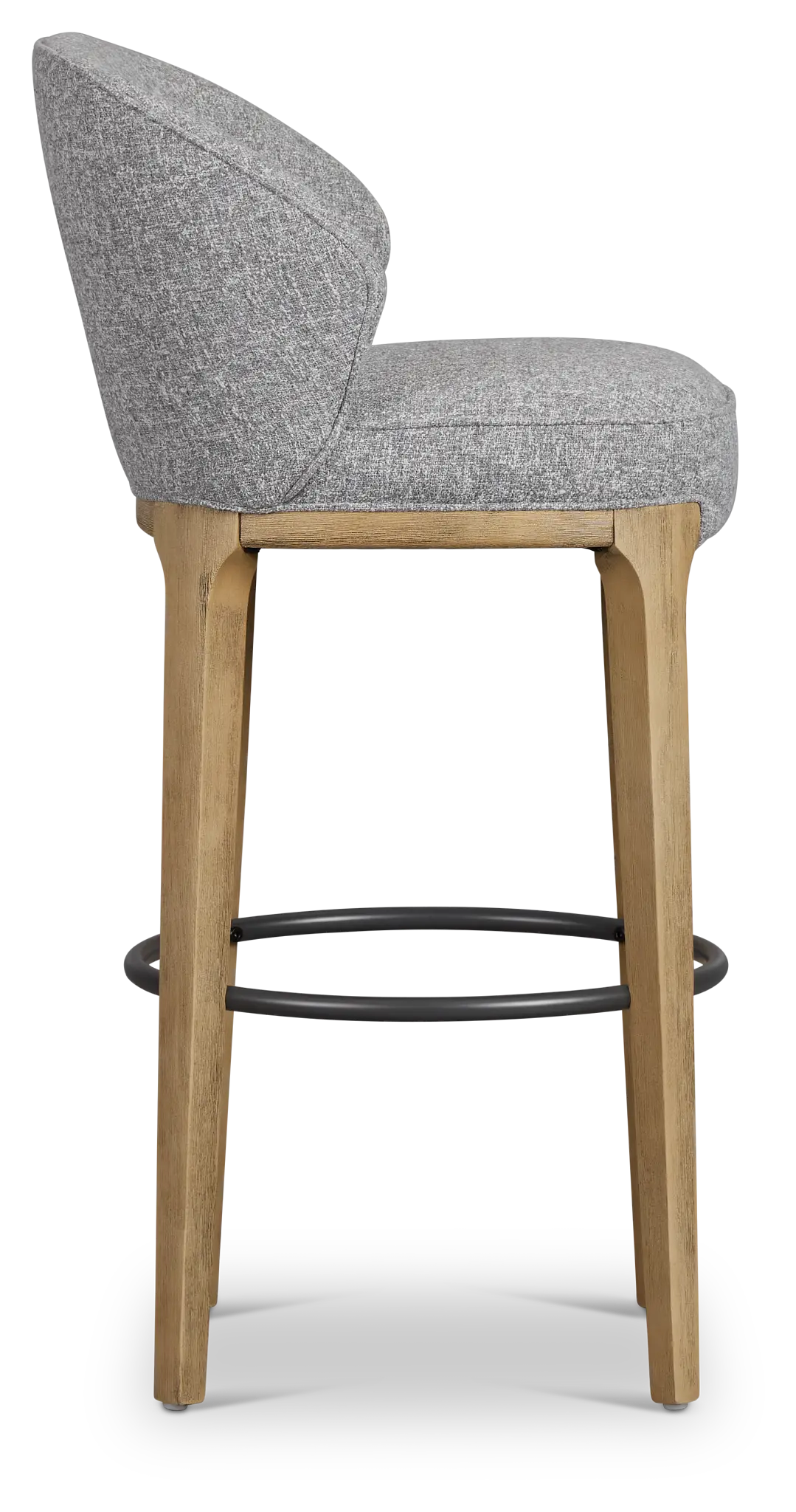 Libby Dark Gray Fabric 30" Upholstered Barstool Libby Dark Gray Fabric 30" Upholstered Barstool