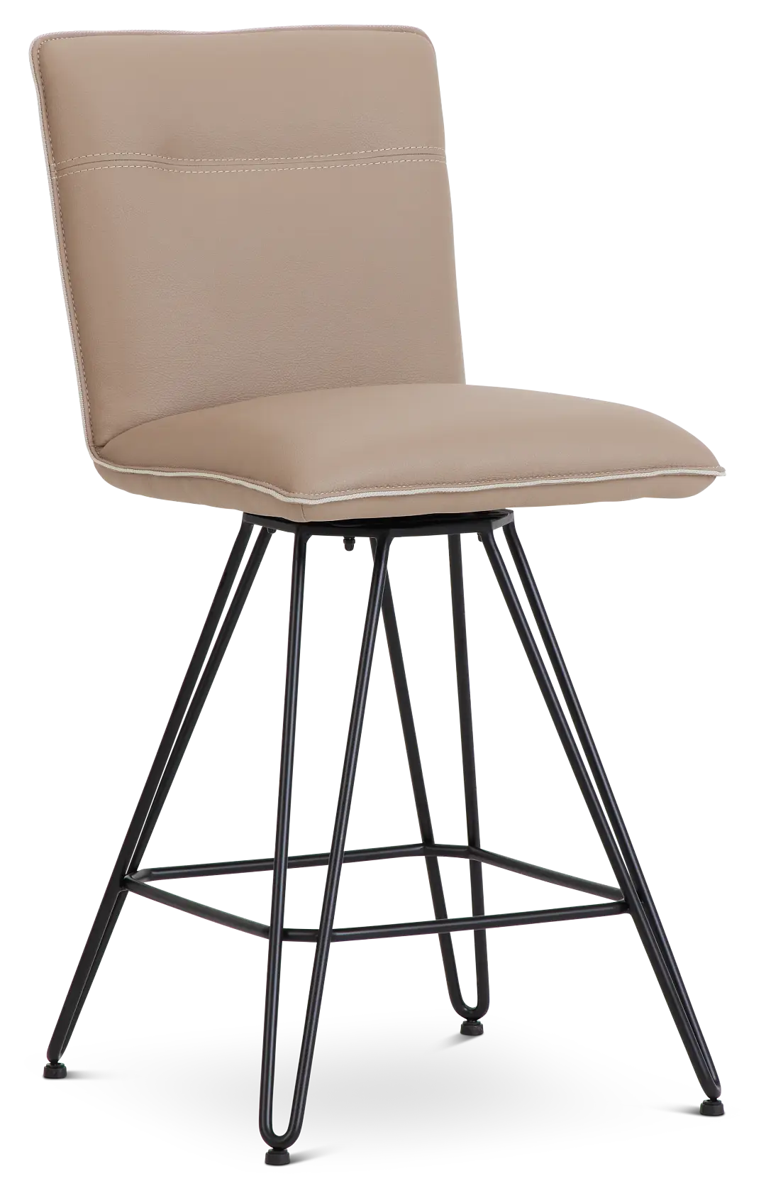 Demi Taupeswivel 24" Upholstered Barstool Demi Taupeswivel 24" Upholstered Barstool