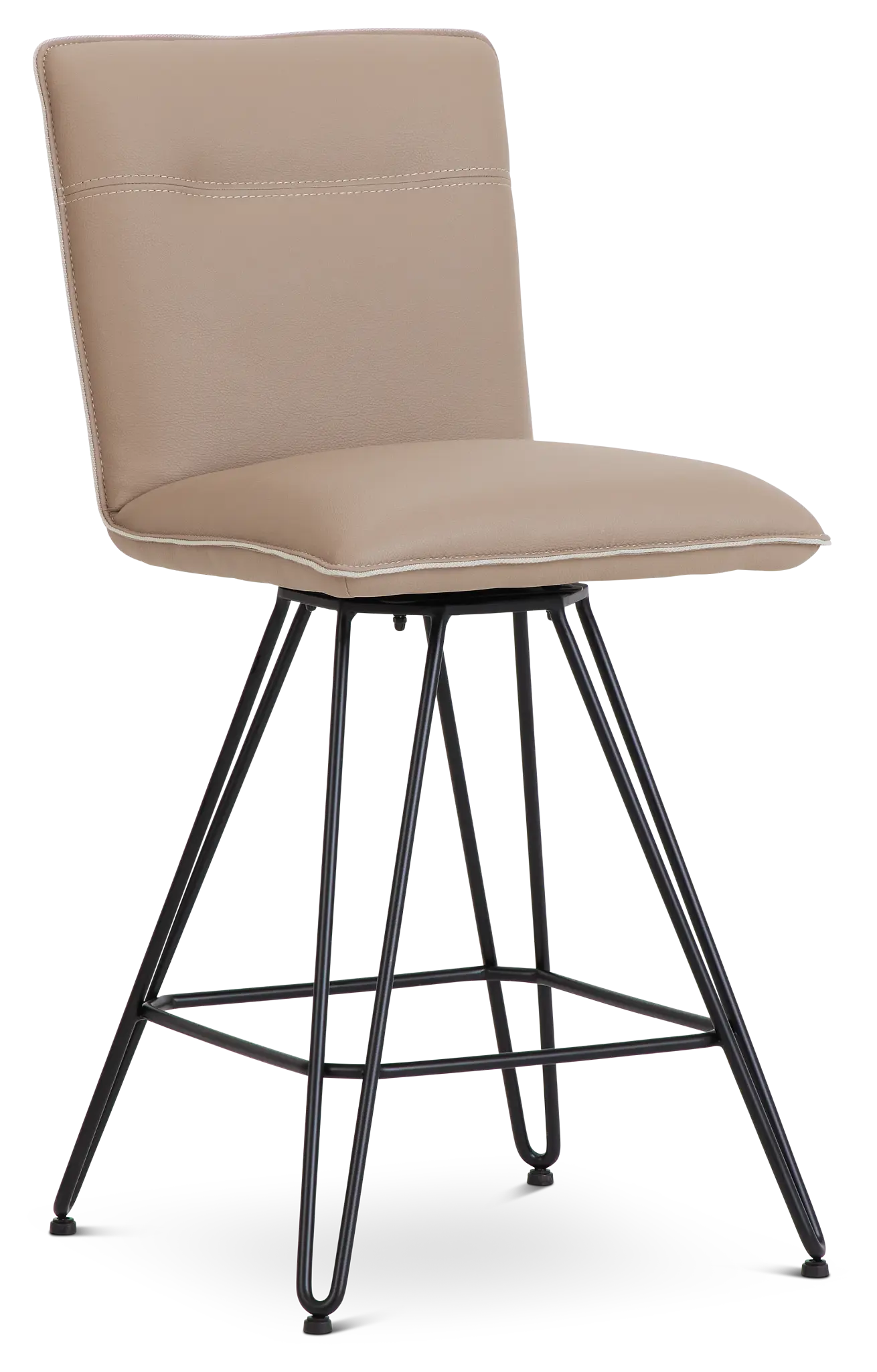 Demi Taupeswivel 24" Upholstered Barstool Demi Taupeswivel 24" Upholstered Barstool