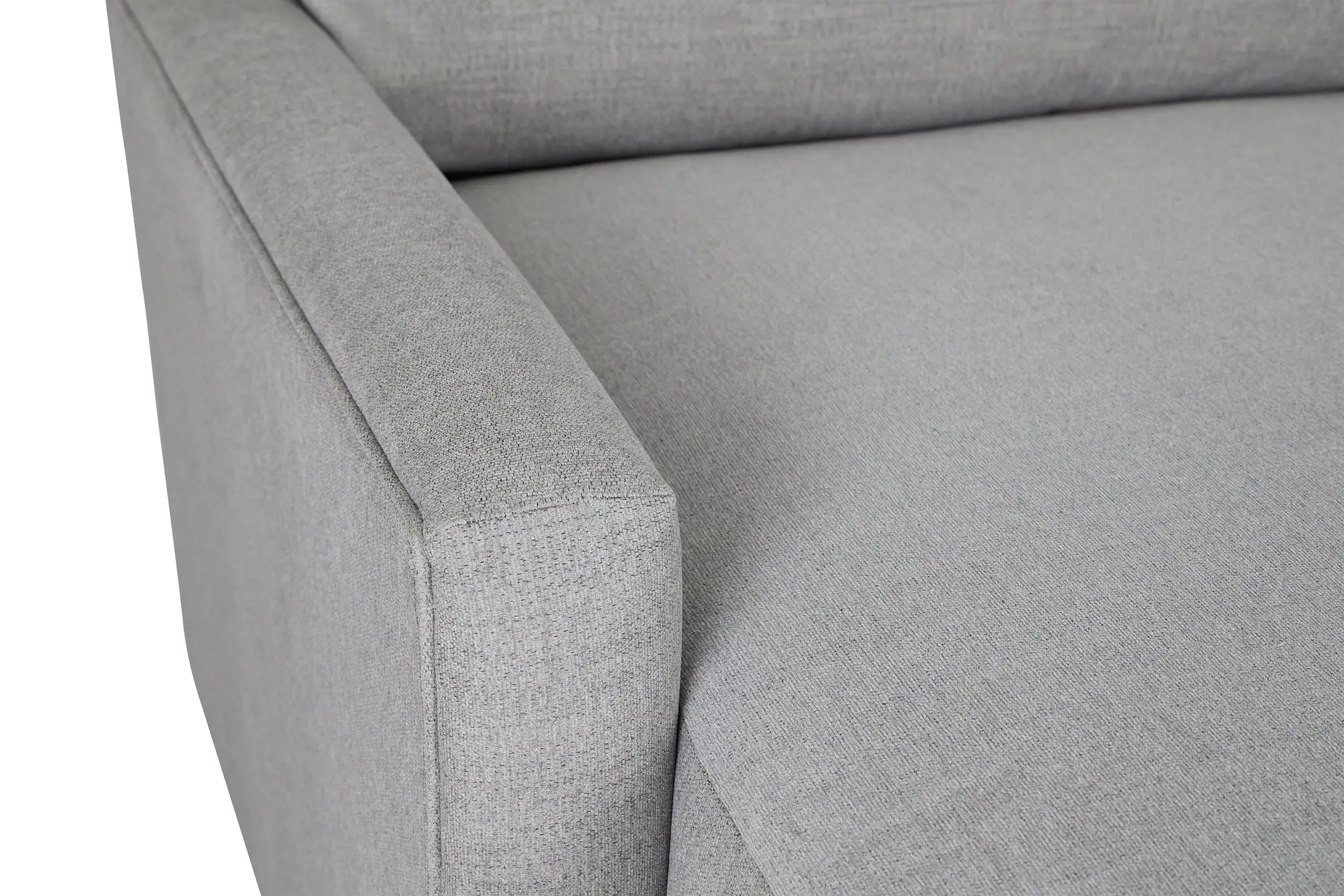 Noah Gray Fabric Small Left Chaise Sectional Noah Gray Fabric Small Left Chaise Sectional
