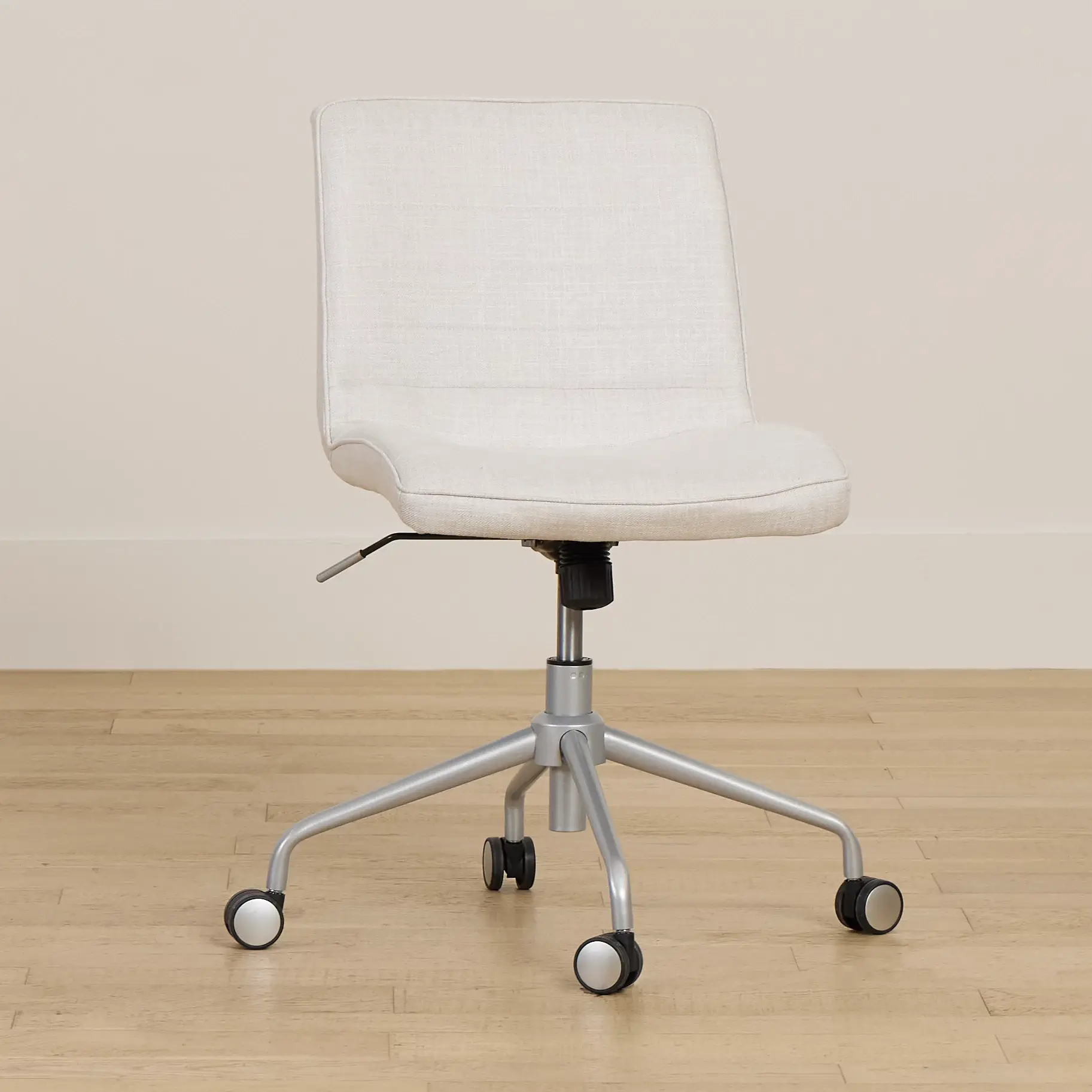 Gwen Light Gray Upholstered Desk Chair Gwen Light Gray Upholstered Desk Chair