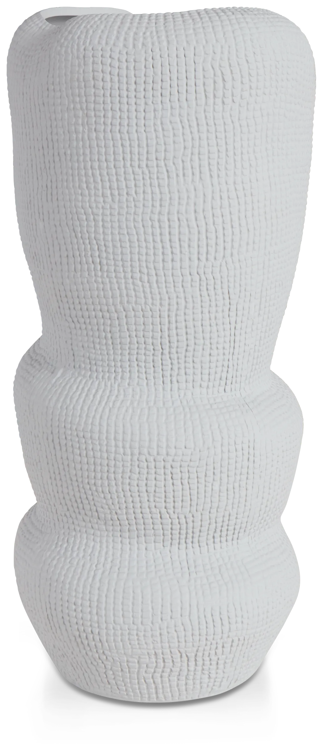 Waffi White Large Vase