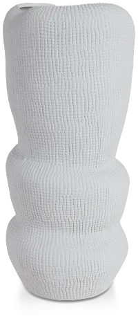 Waffi White Large Vase