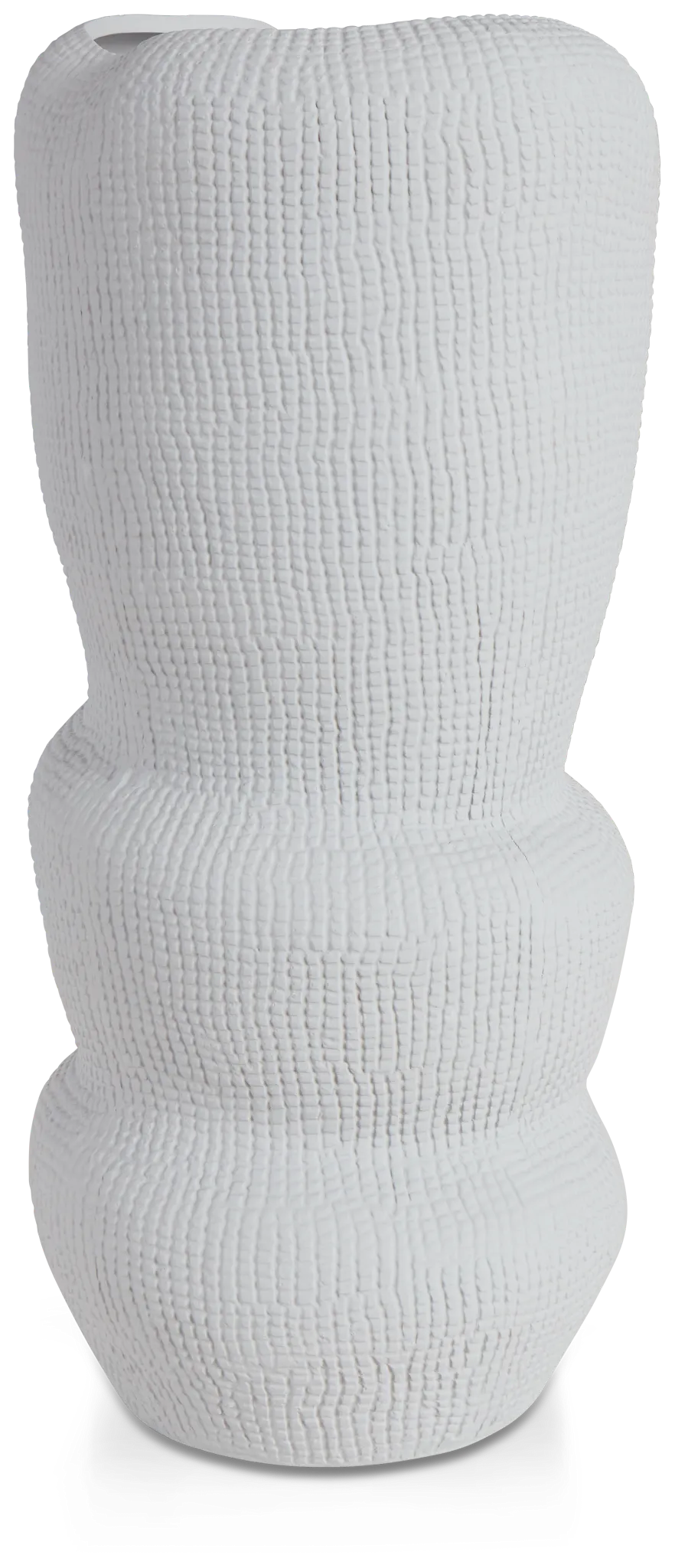 Waffi White Large Vase
