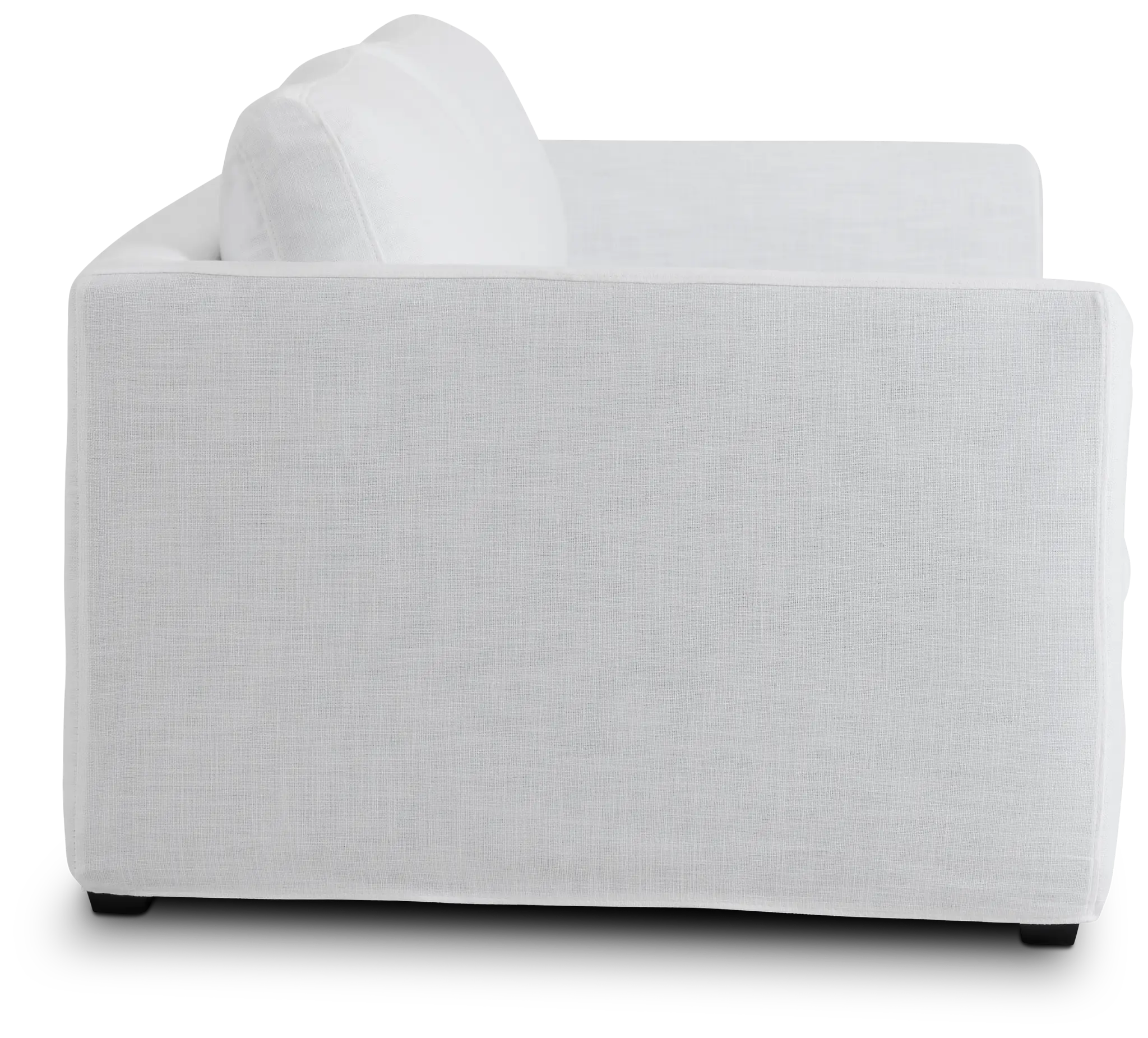 Willow 89" White Fabric Sofa Willow 89" White Fabric Sofa