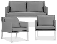 Lisbon Gray Outdoor Living Room Set