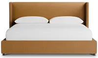Captiva Elite Light Brown 48" Upholstered Shelter Bed