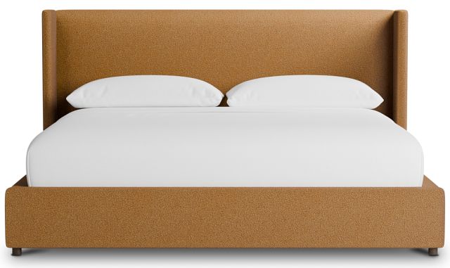 Captiva Elite Light Brown 48" Upholstered Shelter Bed