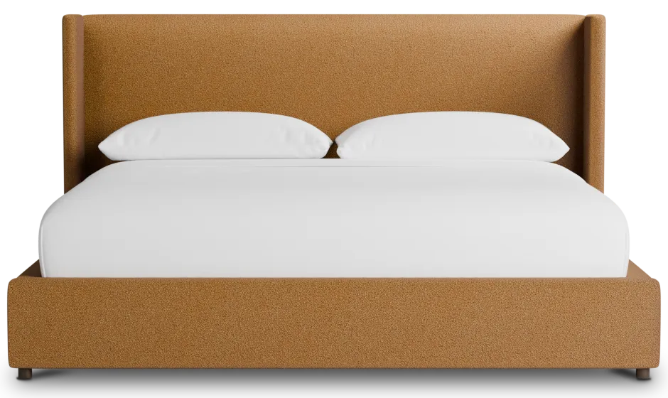 Captiva Elite Light Brown 48" Upholstered Shelter Bed