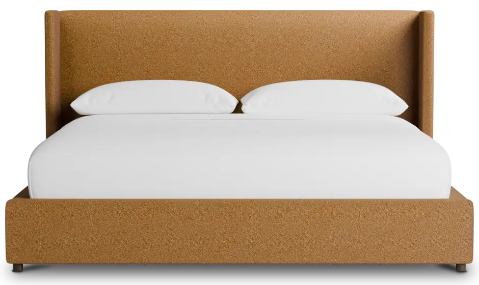 Captiva Elite Light Brown 48" Upholstered Shelter Bed Captiva Elite Light Brown 48" Upholstered Shelter Bed