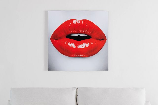 Ruby Red Acrylic Wall Art