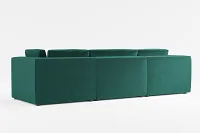 Destin Joya Green Velvet 4-piece Modular Sectional