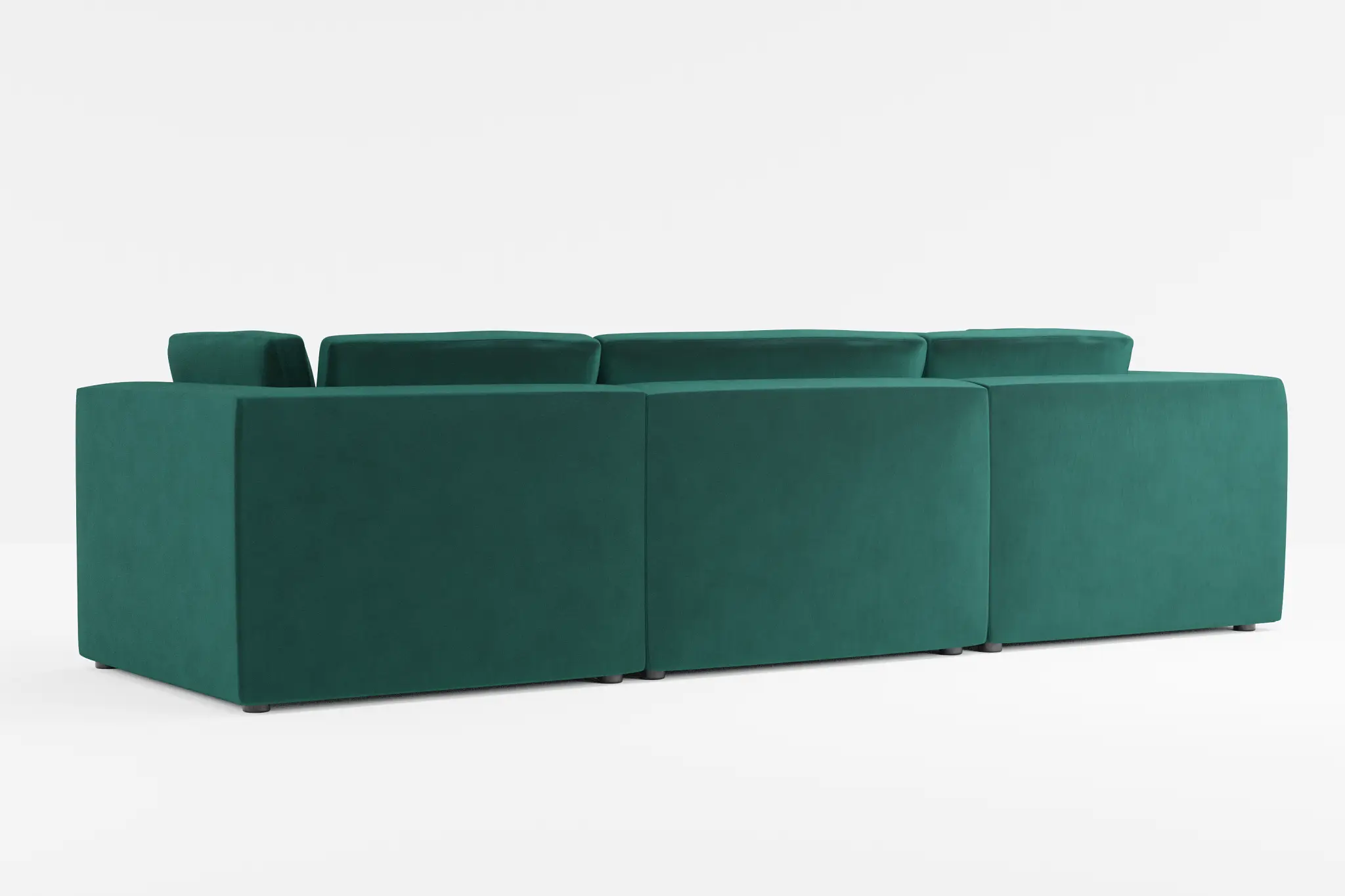 Destin Joya Green Velvet 4-piece Modular Sectional Destin Joya Green Velvet 4-piece Modular Sectional