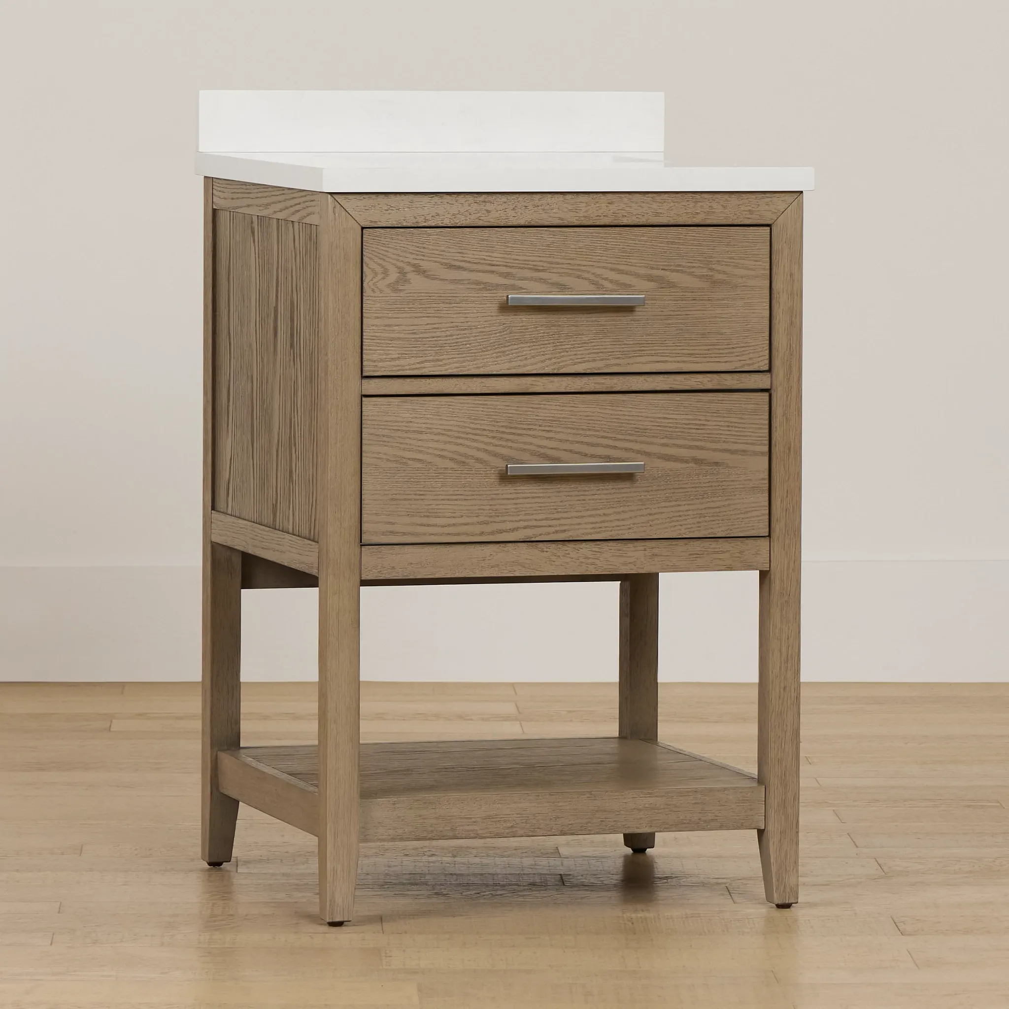 Alden Light Gray 24" Single Bathroom Vanity
