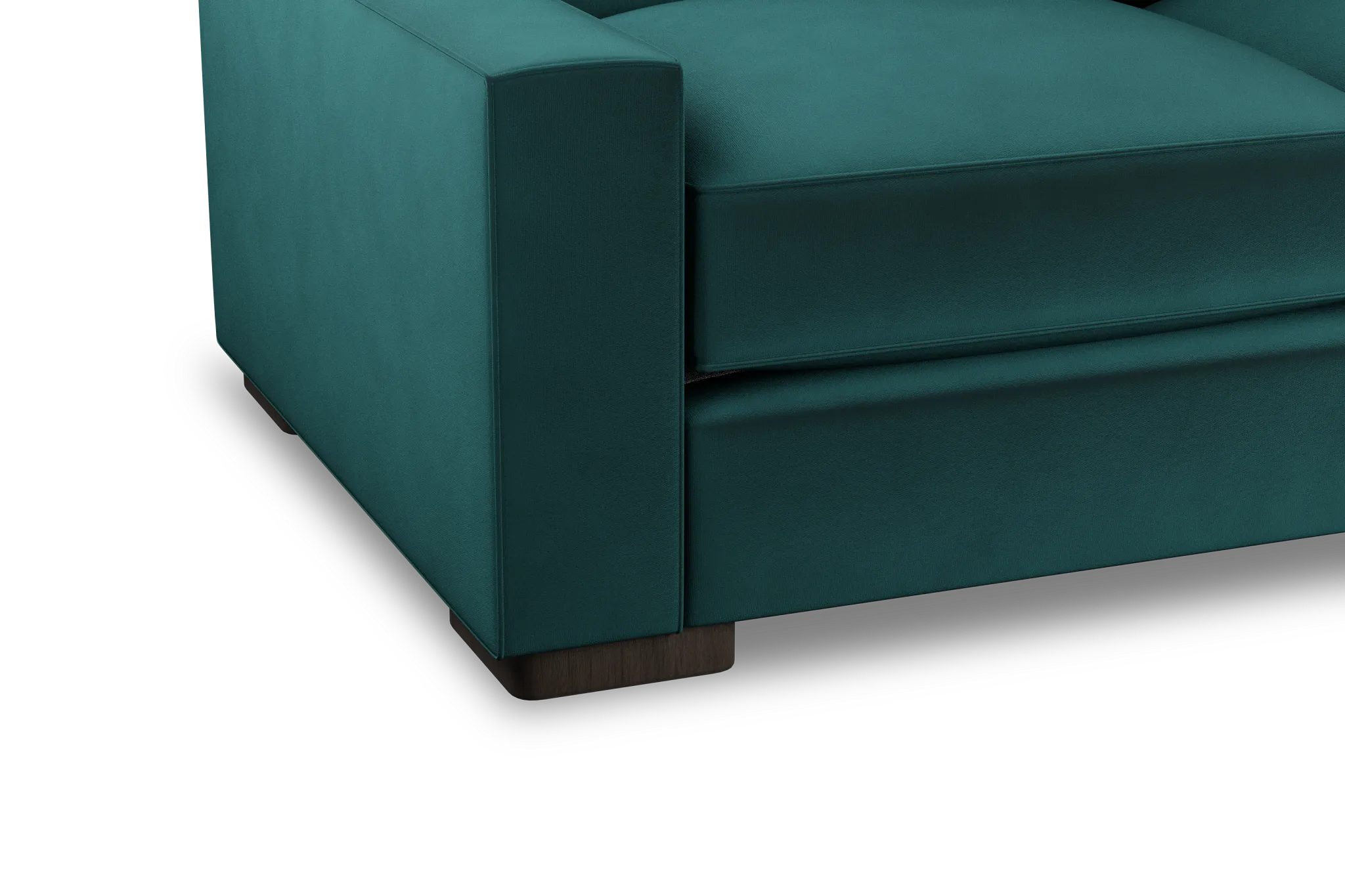 Edgewater Joya Teal Large Two-arm Sectional