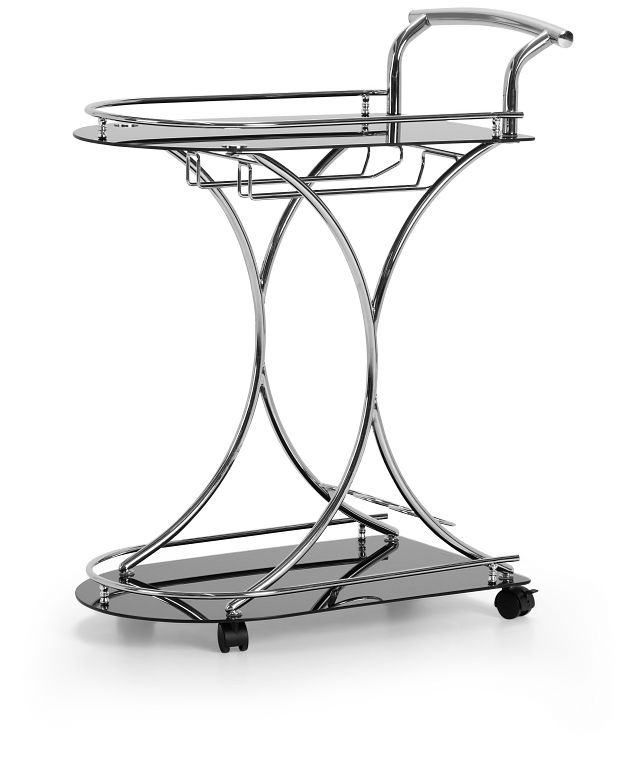Arguila Black Bar Cart