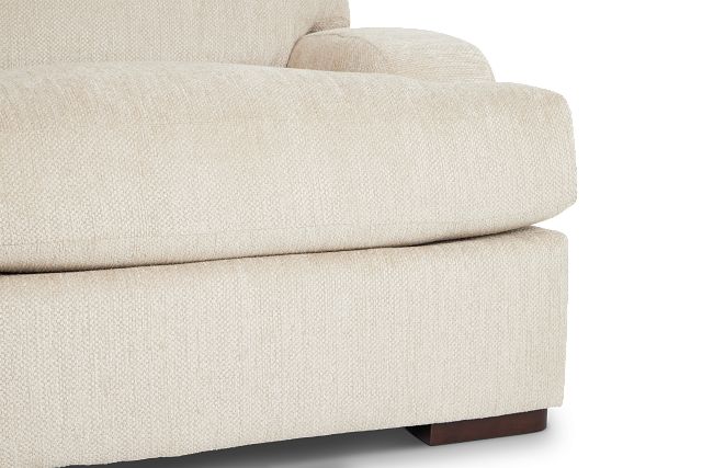 Alpha Beige Fabric Left Chaise Sectional
