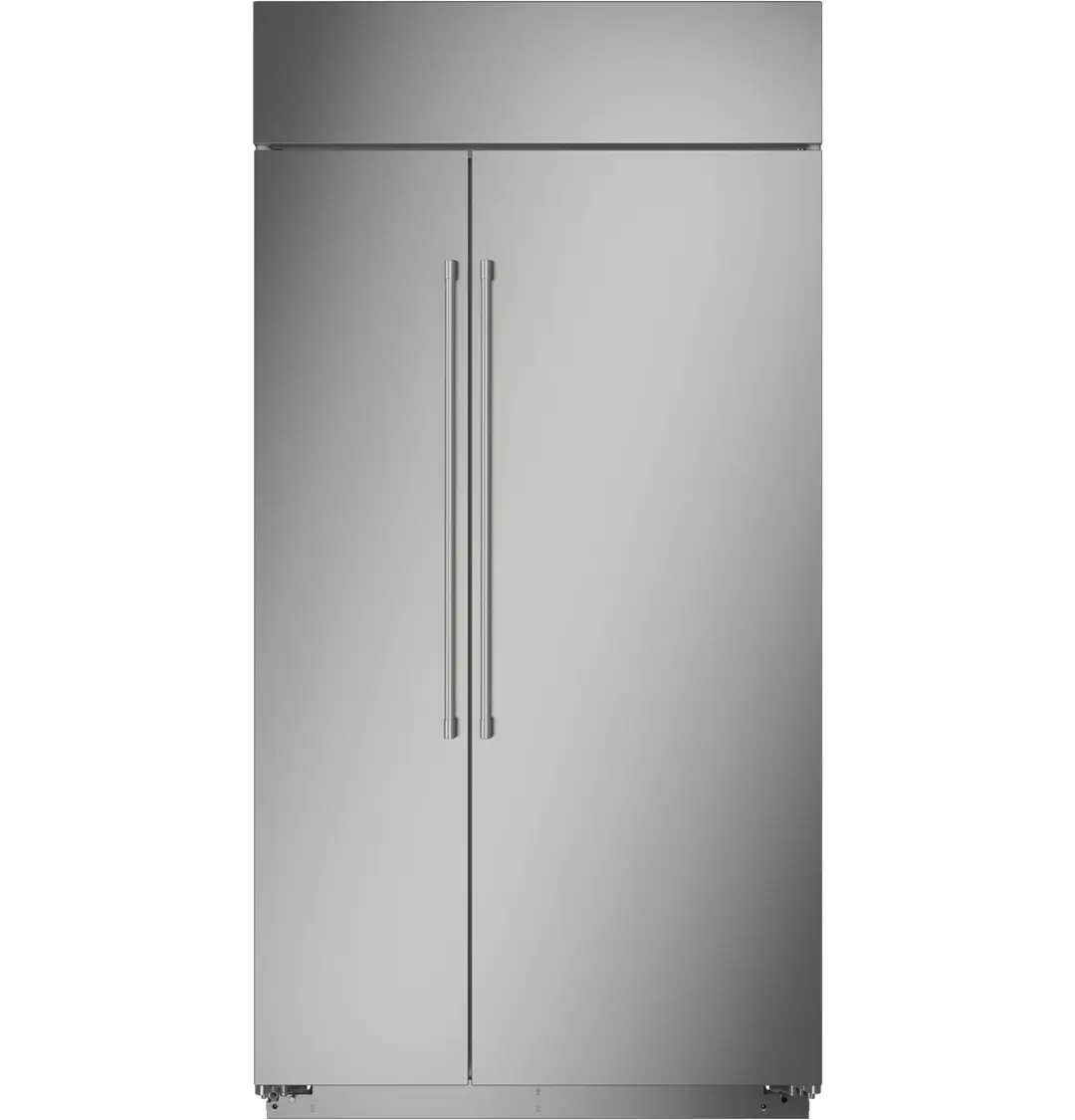Ge Monogram 420 Series Stainless Steel 42" Built In Side By Side Refrigerator Ge Monogram 420 Series Stainless Steel 42" Built In Side By Side Refrigerator