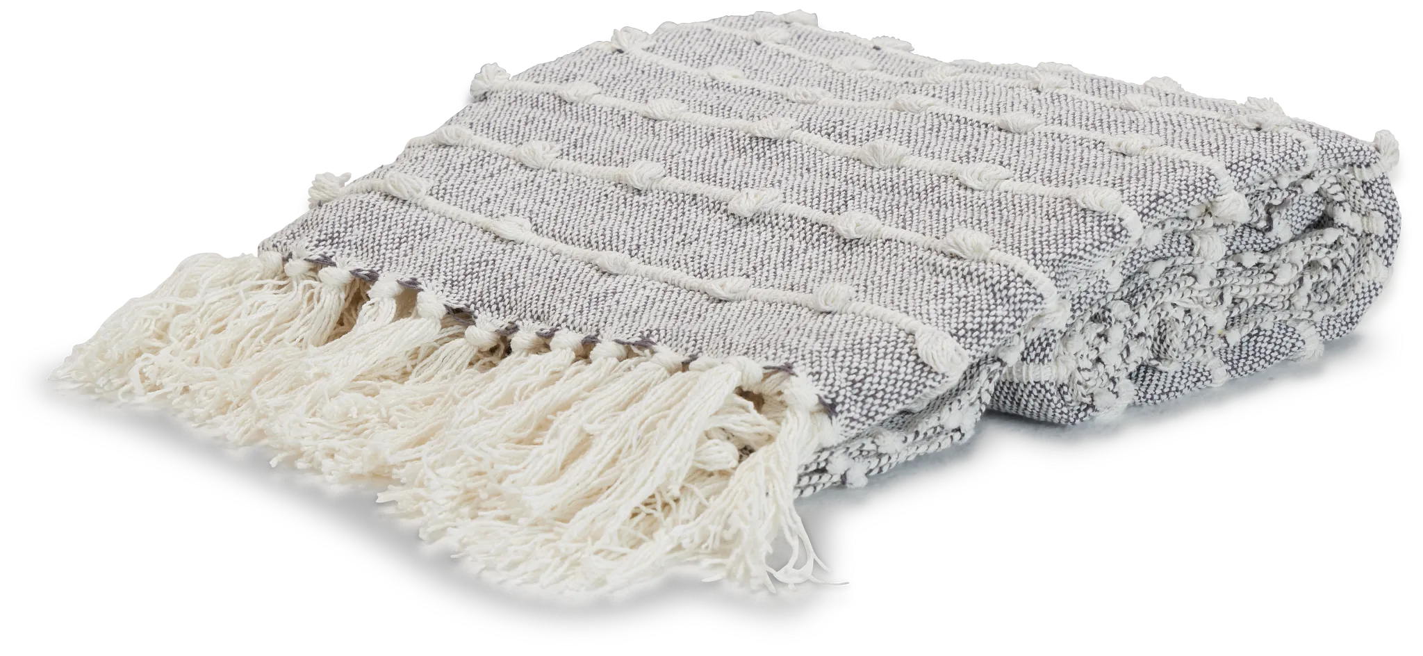 Vermont Graycotton 60" X 90" Throw