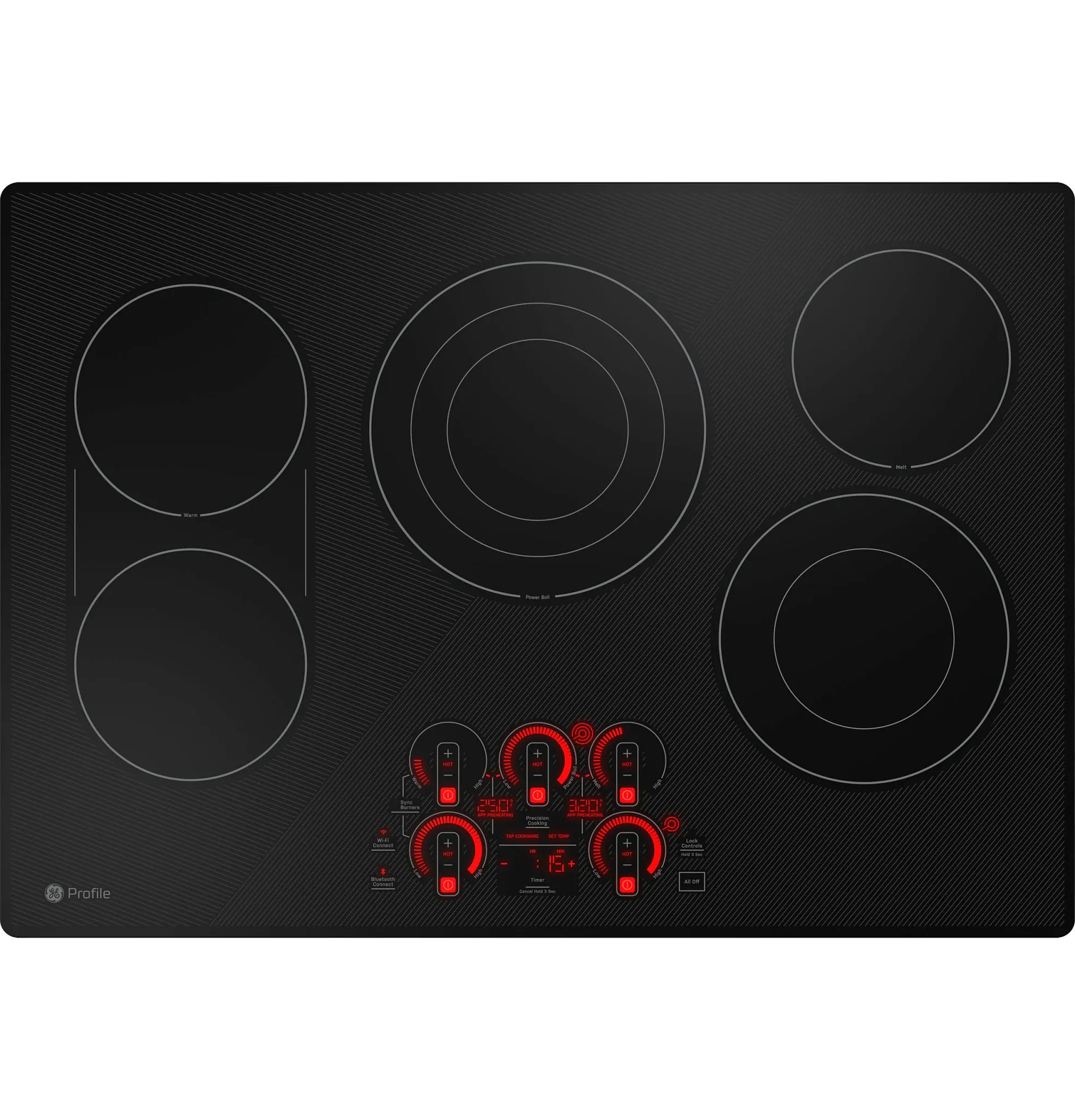 Ge Profile 9030 Series Black 30" Electric Cook Top