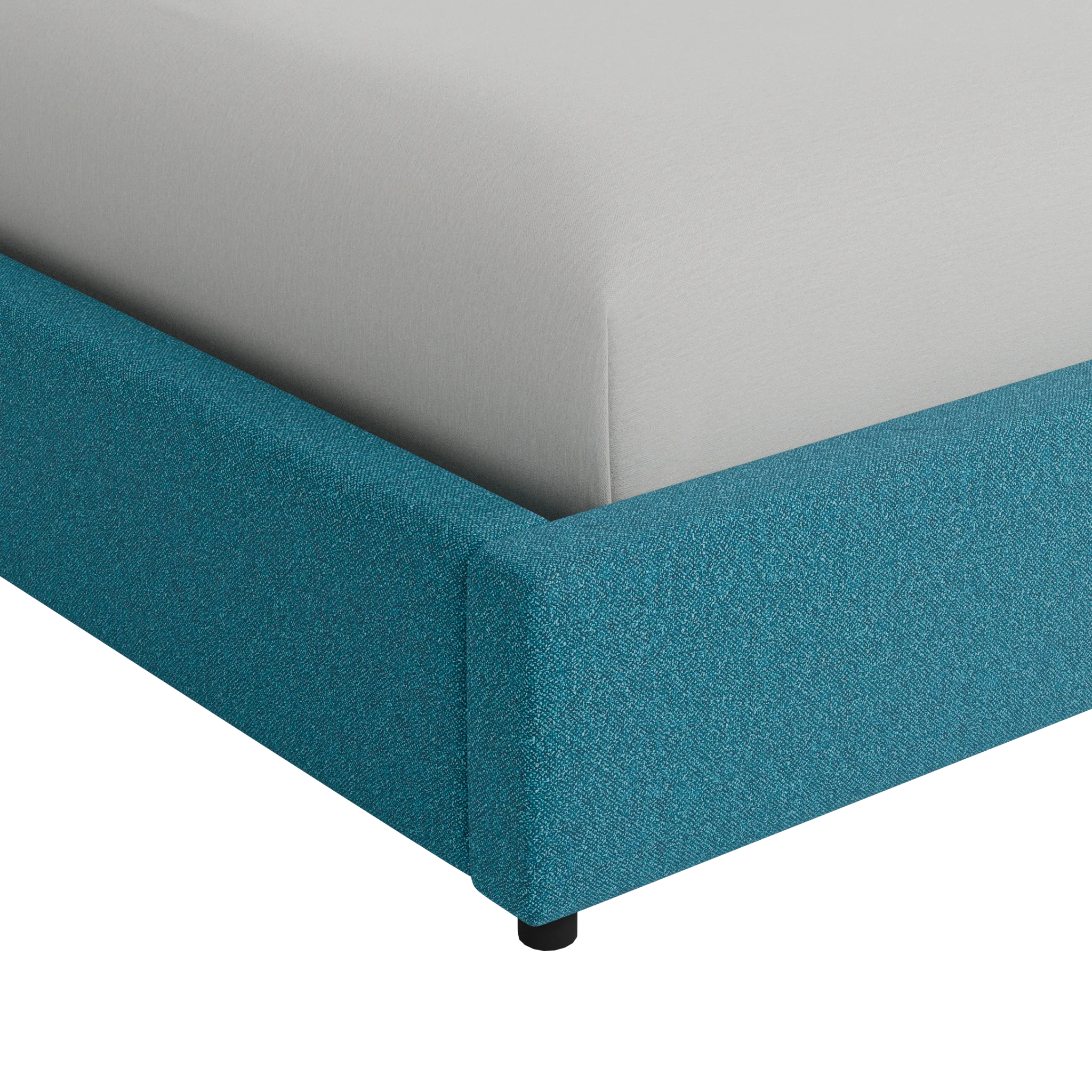 Captiva Elite Teal 48" Upholstered Shelter Bed