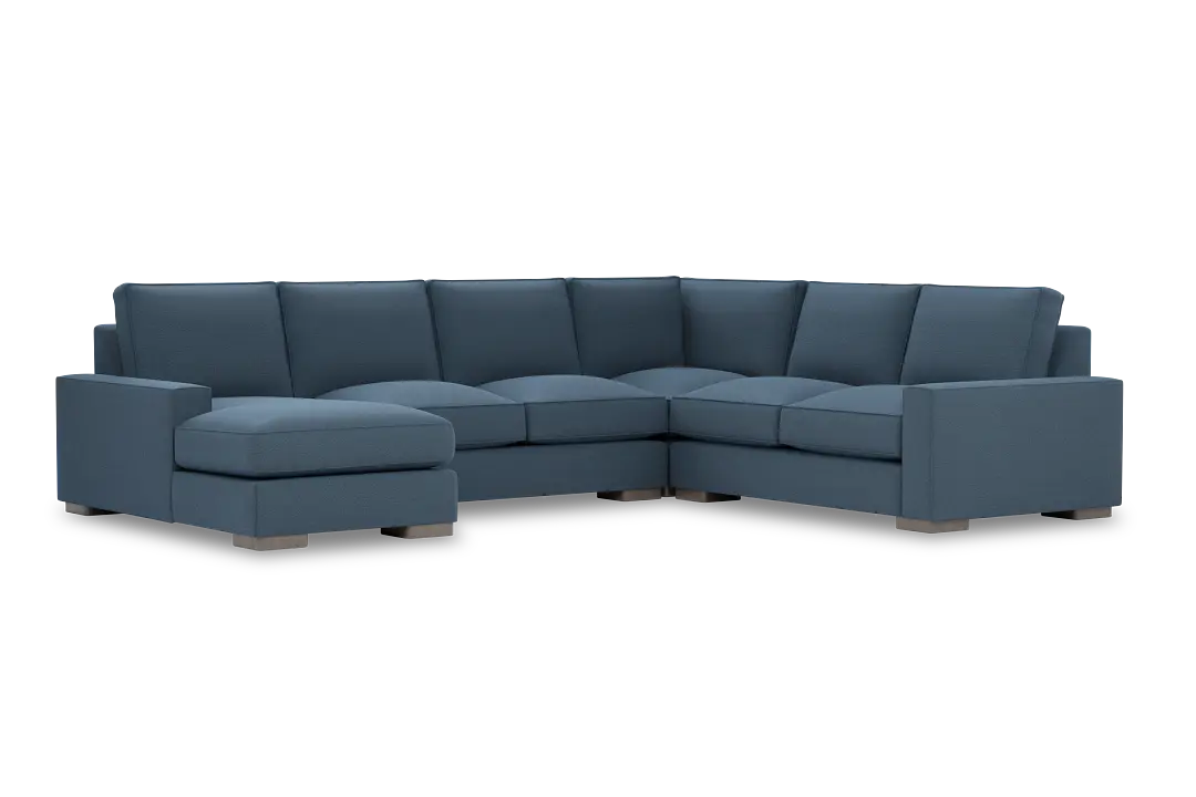 Edgewater Elite Blue Medium Left Chaise Sectional Edgewater Elite Blue Medium Left Chaise Sectional