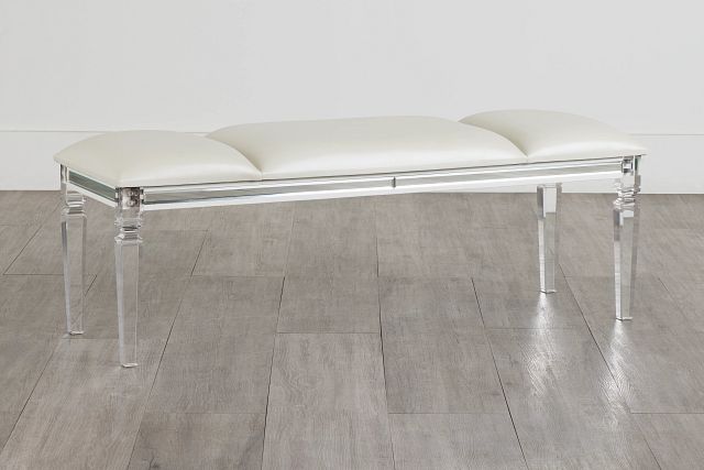 Vegas White Bench
