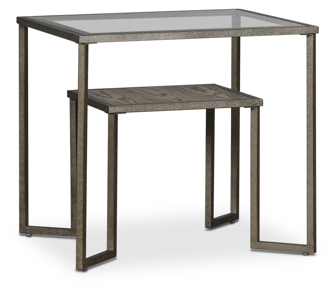 Bendishaw Metal Rectangular End Table Bendishaw Metal Rectangular End Table