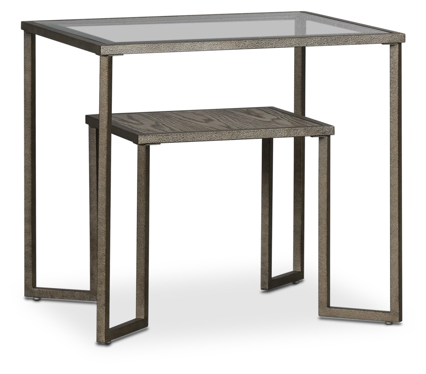 Bendishaw Metal Rectangular End Table