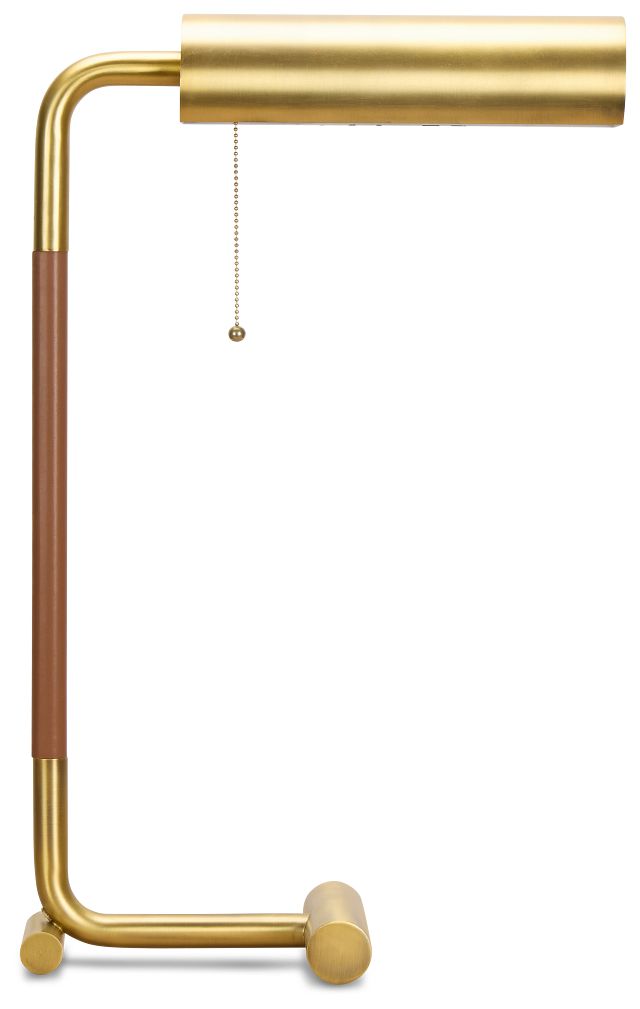 Delly Gold Metal Table Lamp