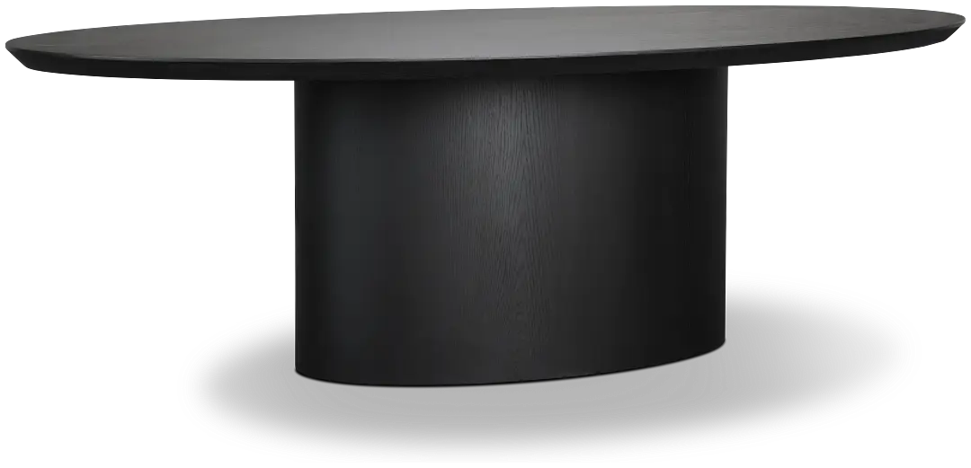 Nomad Black 94" Oval Table Nomad Black 94" Oval Table
