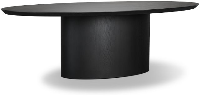 Nomad Black 94" Oval Table