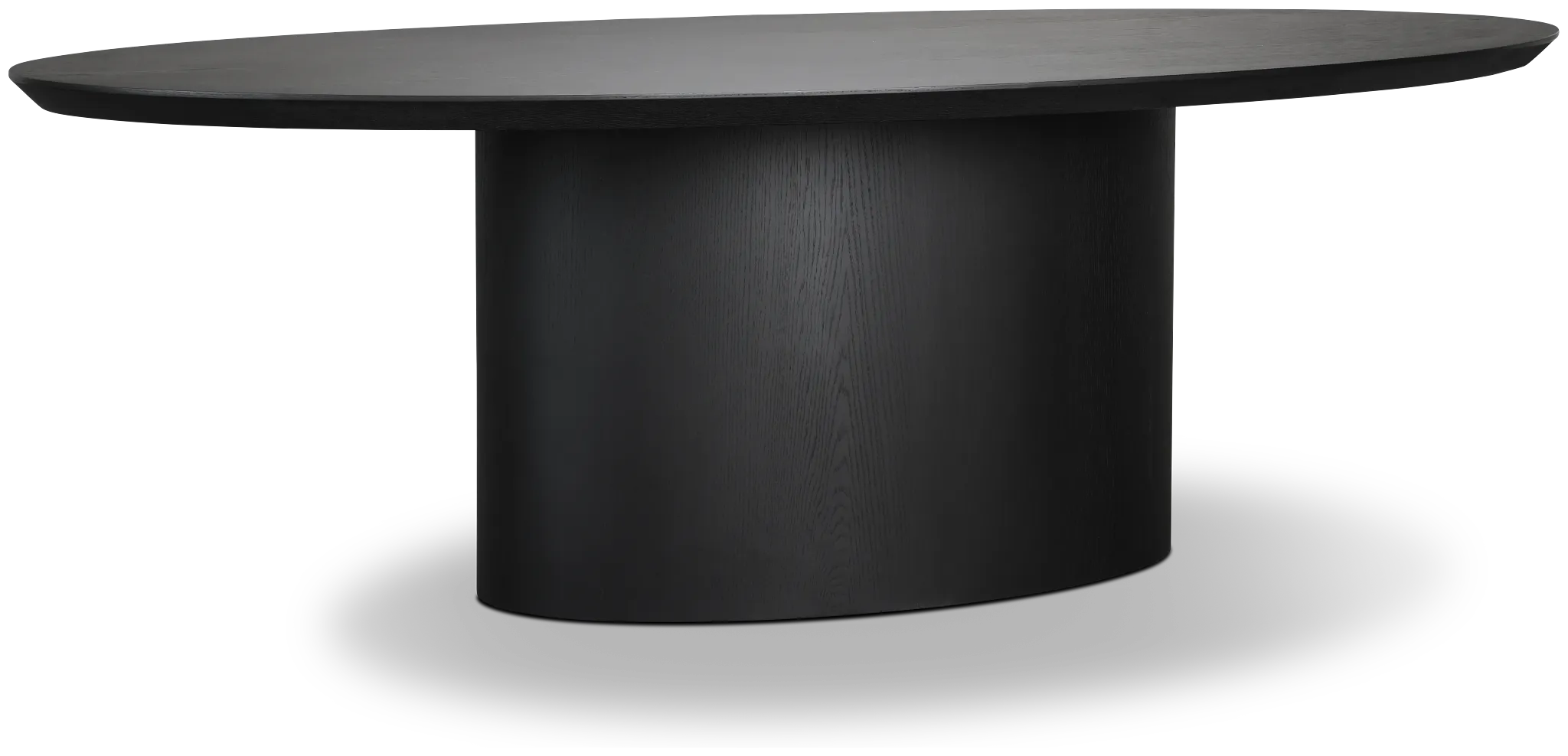 Nomad Black 94" Oval Table